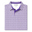 LSU Tigers Bomb Designs Tiger Head Primary Logo Pattern Performance Polo - Lavender