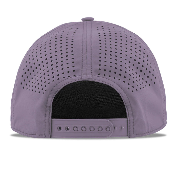 LSU Tigers Branded Bills Gold State Perforated Performance Curved 5-Panel Rope Hat - Purple