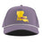LSU Tigers Branded Bills Gold State Perforated Performance Curved 5-Panel Rope Hat - Purple