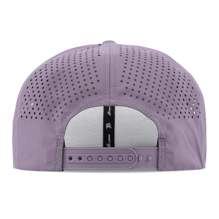 LSU Tigers Branded Bills Gold State Perforated Performance Flat 6-Panel Hat - Purple