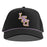 LSU Tigers Branded Bills Interlock Perforated Performance Curved 5-Panel Rope Hat - Black w/ Purple Rope
