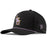 LSU Tigers Branded Bills Interlock Perforated Performance Curved 5-Panel Rope Hat - Black w/ Purple Rope