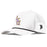 LSU Tigers Branded Bills Interlock Perforated Performance Curved 5-Panel Rope Hat - White