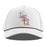 LSU Tigers Branded Bills Interlock Perforated Performance Curved 5-Panel Rope Hat - White w/ Purple Rope