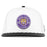 LSU Tigers Branded Bills "Geaux Tigers" Perforated Performance Flat 5-Panel Rope Hat - White / Black