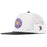 LSU Tigers Branded Bills "Geaux Tigers" Perforated Performance Flat 5-Panel Rope Hat - White / Black