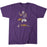 LSU Tigers BreakingT Football Garrett Nussmeier Superstar Pose T-Shirt - Purple