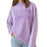 LSU Tigers Chicka-d Arched Nantucket Mock-Neck Sweatshirt - Orchid