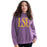 LSU Tigers Chicka-d Bold & Classy Neck Mock Sweatshirt - Dark Purple