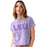 LSU Tigers Chicka-d Summer 72 Montauk Crop T-Shirt - Orchid