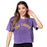 LSU Tigers Chicka-d Vintage Coed Sweet Tee Crop T-Shirt - Grape