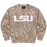 LSU Tigers Colosseum Primary Embroidered Crewneck Sweatshirt - Realtree Camo