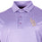 LSU Tigers Columbia Baseball Interlock Club Master Polo - Frosted Purple