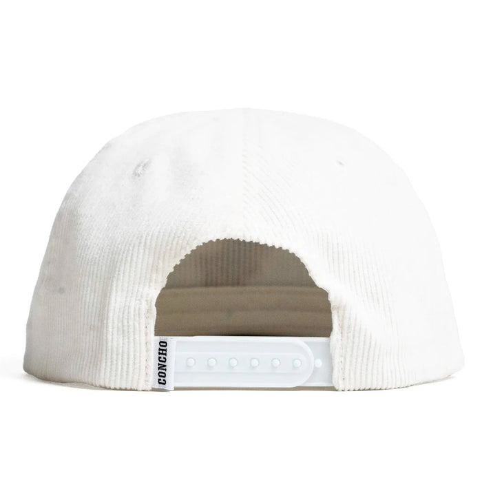 LSU Tigers Concho Skip Interlock Corduroy Five-Panel Rope Hat - White / Purple