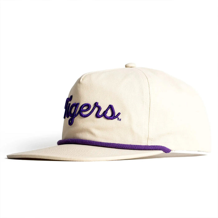 LSU Tigers Concho The Bayou Tigers Script Rope Hat - Natural
