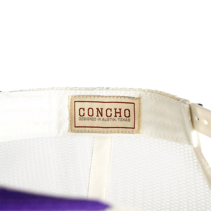 LSU Tigers Concho The Moss All-mesh Two-Tone Hat - White / Purple