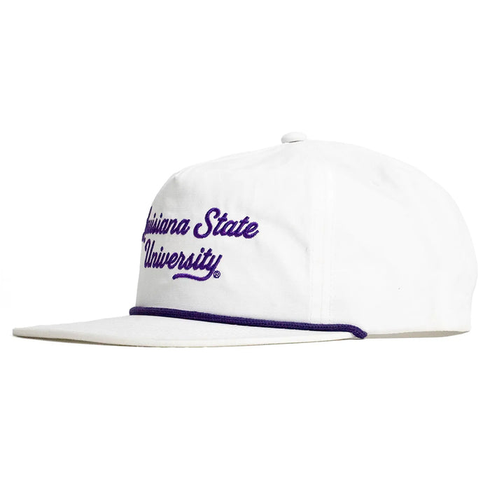 LSU Tigers Concho The Mount Script Rope Hat - White