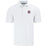 LSU Tigers Cutter & Buck Beanie Mike Fine Line Striped Performance Polo - White / Polished