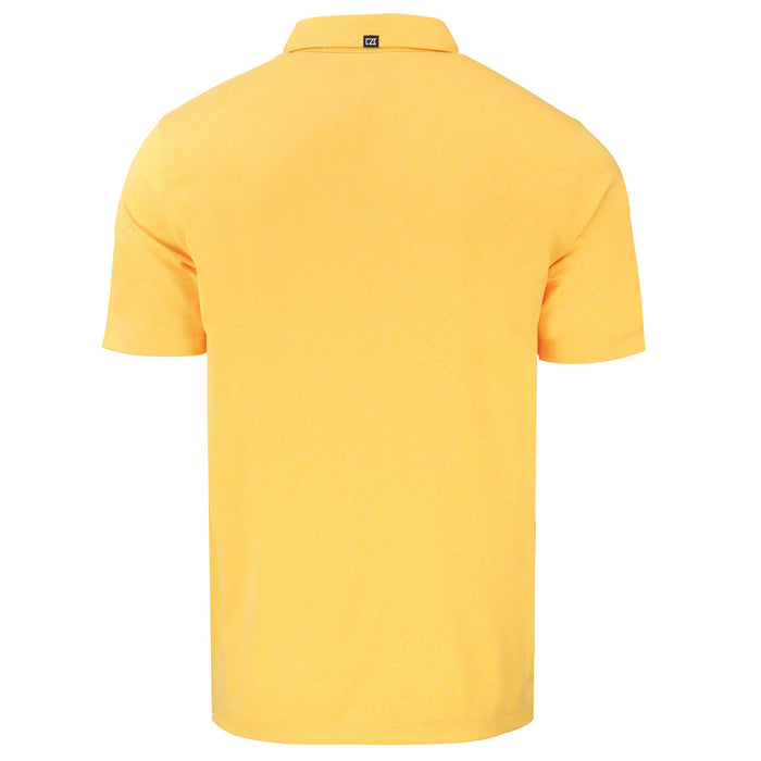 LSU Tigers Cutter & Buck Beanie Mike Forge Eco Stretch Polo - Heather Gold