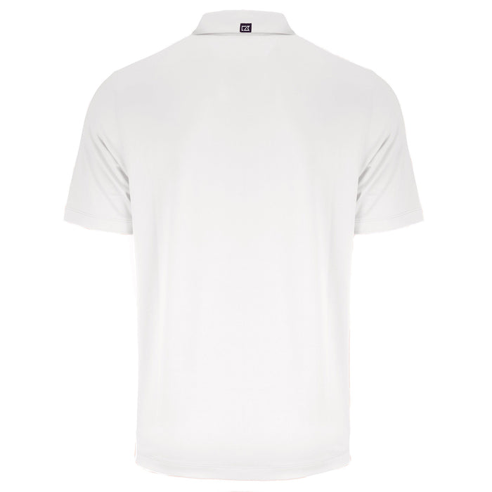 LSU Tigers Cutter & Buck Beanie Mike Forge Eco Stretch Polo - White