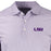 LSU Tigers Cutter & Buck Pike Eco Symmetry Print Stretch Polo - White / Purple