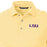 LSU Tigers Cutter & Buck Virtue Eco Pique Stripe Recycled Polo - Gold