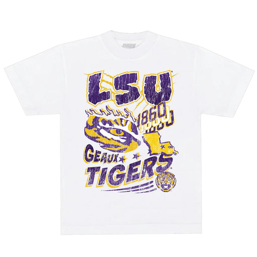 LSU Tigers Dark Horse Multi Logo (Limited Release)T-Shirt - White