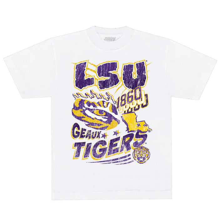 LSU Tigers Dark Horse Multi Logo (Limited Release)T-Shirt - White