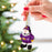 LSU Tigers Evergreen Coach Santa Christmas Tree Ornament