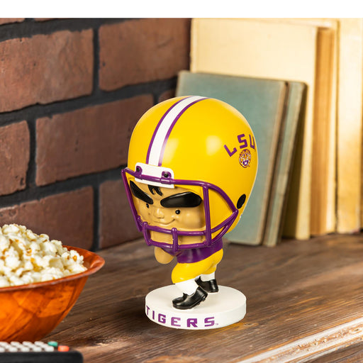 LSU Tigers Evergreen Lil Big Head Football Quarterback Garden Statue