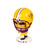 LSU Tigers Evergreen Lil Big Head Football Quarterback Garden Statue