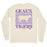 LSU Tigers Image One Funky Silhouette Garment Dyed Long Sleeve T-Shirt - Ivory