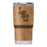 LSU Tigers GameTime Sidekick Baseball Bat Insulated Metal Tumbler - Wood Grain