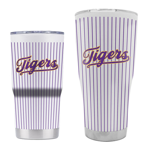LSU Tigers GameTime Sidekick Baseball Tigers Insulated Metal Tumbler - Pinstripe