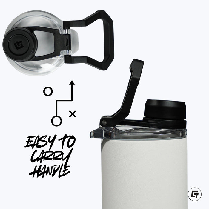 LSU Tigers Gametime Sidekick Beanie Mike Stripe 22oz Water Bottle