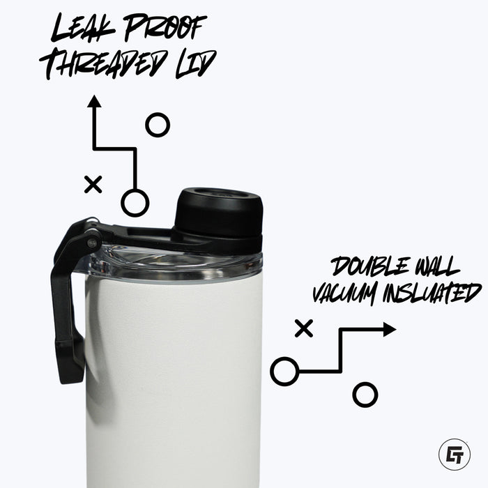 LSU Tigers Gametime Sidekick Beanie Mike Stripe 22oz Water Bottle