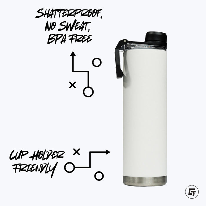 LSU Tigers Gametime Sidekick Beanie Mike Stripe 22oz Water Bottle