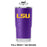 LSU Tigers Gametime Sidekick Tonal Tiger Stripe Full Wrap 20oz Tumbler - Purple