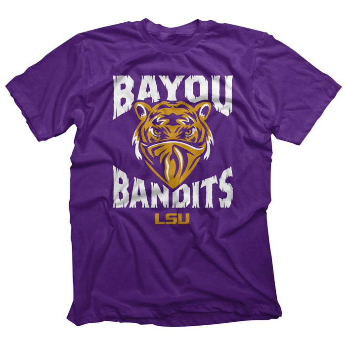 LSU Tigers Highland & State Bayou Bandits T-Shirt - Purple