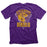 LSU Tigers Highland & State Hallman Football Bayou Bengals T-Shirt - Purple