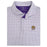 LSU Tigers Horn Legend Beanie Mike 55 Diamond Stretch Polo - White / Purple / Lavender