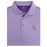 LSU Tigers Horn Legend Interlock Checker Print Stretch Polo - Lavender
