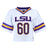 LSU Tigers Hype & Vice Football Jersey Retro Crop - White