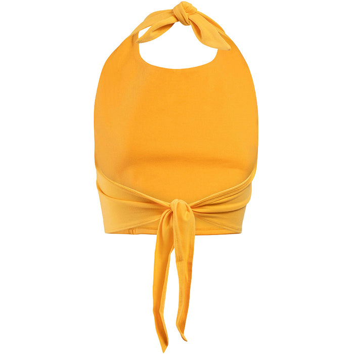 LSU Tigers Hype and Vice Arch Tailgate Halter Top - Gold
