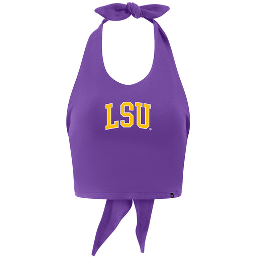 LSU Tigers Hype and Vice Arch Tailgate Halter Top - Purple
