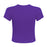 LSU Tigers Hype and Vice Embroidered LSU Baby Crop T-Shirt - Purple