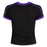 LSU Tigers Hype and Vice LSU Goalie Baby Crop T-Shirt - Black