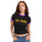 LSU Tigers Hype and Vice LSU Goalie Baby Crop T-Shirt - Black