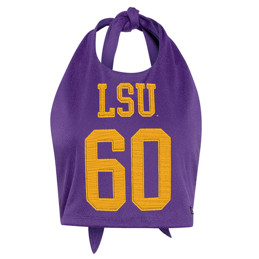 LSU Tigers Hype and Vice LSU Tailgate Jersey Halter Top - Purple
