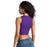 LSU Tigers Hype and Vice Primary Cut Off Ribbed Tank Top - Purple